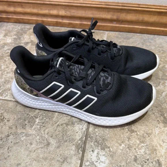 Adidas Adult Puremotion Core Black/White/Magic Mauve‎ 6 Sz 8 - Picture 2 of 9